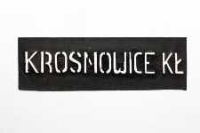 Szablon kolejowy : Krosnowice Kłodzkie