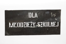 Szablon kolejowy : Dla młodzieży szkolnej