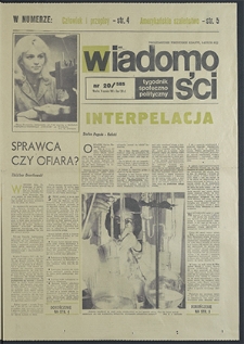 Wiadomości : Tygodnik Zagłębia Miedziowego nr 20 (585), czerwiec `68