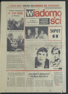Wiadomości nr 36 (649), wrzesień `69
