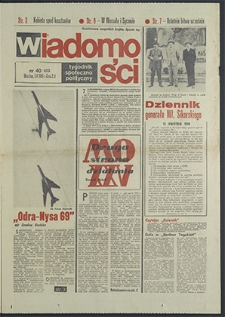 Wiadomości nr 40 (653), październik `69
