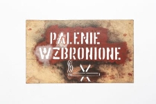 Szablon kolejowy : Palenie wzbronione