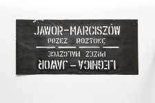 Szablon kolejowy : Jawor–Marciszów przez Roztokę ; Legnica–Jawor przez Malczyce