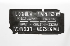 Szablon kolejowy : Legnica–Marciszów przez Jawor–Roztokę ; Marciszów–Legnica przez Roztokę–Jawor
