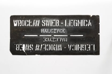 Szablon kolejowy : Wrocław Świebodzki–Legnica przez Malczyce ; Legnica–Wrocław Świebodzki przez Malczyce