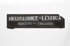 Szablon kolejowy : Niegosławice–Legnica Rokitki–Chojnów