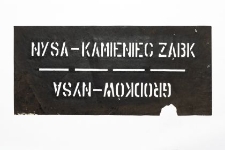 Szablon kolejowy : Nysa–Kamieniec Ząbkowicki ; Grodków–Nysa