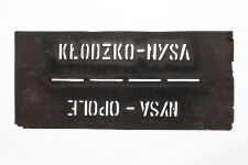 Szablon kolejowy : Kłodzko–Nysa ; Nysa–Opole