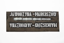 Szablon kolejowy : Jaworzyna–Marciszów ; Marciszów–Jaworzyna