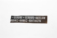 Szablon kolejowy : Głogów–Ścinawa–Krzelów–Wąsosz–Rawicz–Krotoszyn