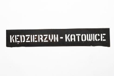 Szablon kolejowy : Kędzierzyn–Katowice