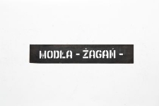 Szablon kolejowy : Modła–Żagań