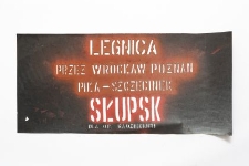 Szablon kolejowy : Legnica przez Wrocław–Poznań–Piła–Szczecinek Słupsk ; dla ob. radzieckich