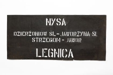 Szablon kolejowy : Nysa przez Dzierżoniów Śląski–Jaworzyna Śląska–Strzegom–Jawor Legnica