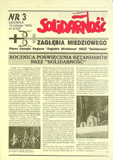 Solidarność Zagłębia Miedziowego nr 3/123, luty `95