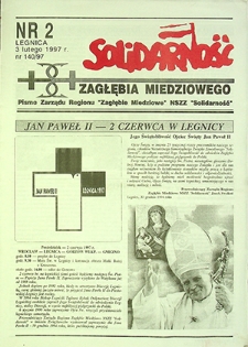 Solidarność Zagłębia Miedziowego nr 2, 140/97, luty `97