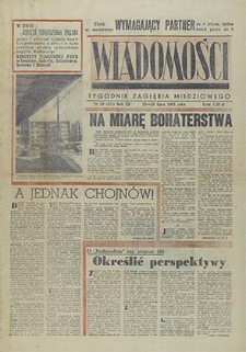 Wiadomości : Tygodnik Zagłębia Miedziowego nr 30 (434), lipiec `65