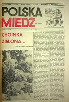 Polska Miedź nr 1 (148), styczeń `86