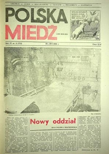 Polska Miedź nr 4 (151), styczeń `86