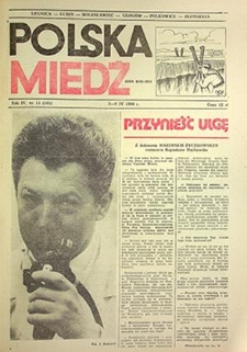 Polska Miedź nr 14 (161), kwiecień `86