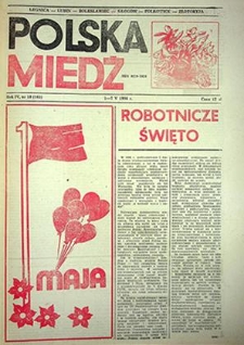 Polska Miedź nr 18 (165), maj `86