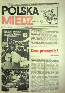 Polska Miedź nr 23 (170), czerwiec `86