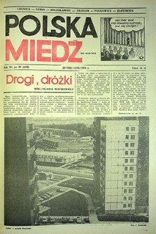 Polska Miedź nr 35 (182), sierpień `86