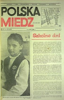 Polska Miedź nr 36 (183), wrzesień `86