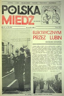 Polska Miedź nr 38 (185), wrzesień `86