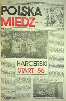 Polska Miedź nr 39 (186), wrzesień `86