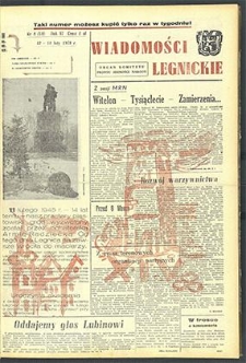 Wiadomości Legnickie nr 6 (98), luty `59