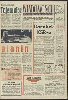 Wiadomości Legnickie nr 4 (356), styczeń `64