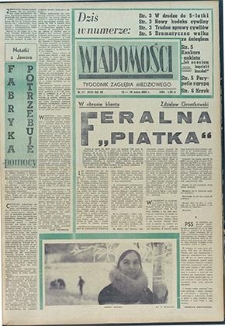 Wiadomości Legnickie nr 11 (415), marzec `65