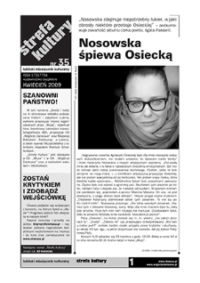 Strefa Kultury nr 35, kwiecień 2009
