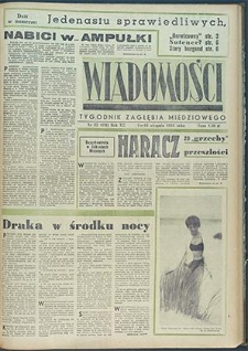 Wiadomości Legnickie nr 32 (436), sierpień `65