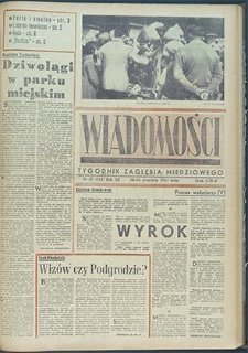 Wiadomości Legnickie nr 37 (441), wrzesień `65