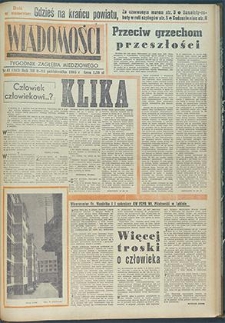 Wiadomości Legnickie nr 41 (445), październik `65