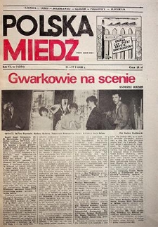 Polska Miedź nr 3 (254), styczeń `88