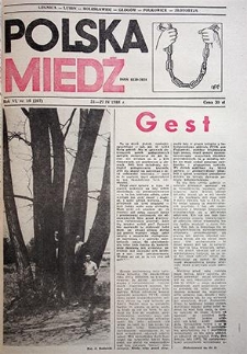 Polska Miedź nr 16 (267), kwiecień `88