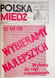 Polska Miedź nr 24 (275), czerwiec `88