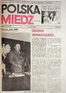 Polska Miedź nr 27 (278), lipiec `88