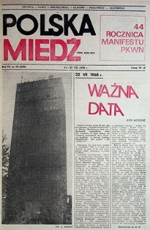 Polska Miedź nr 29 (280), lipiec `88