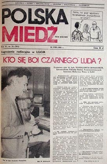 Polska Miedź nr 34 (285), sierpień `88