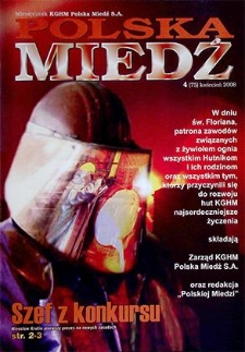 Polska Miedź nr 4 (75), kwiecień 2008