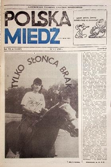 Polska Miedź nr 34 (337), sierpień `89