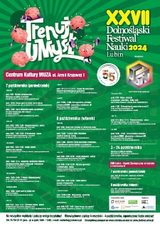 XXVII Dolnośląski Festiwal Nauki 2024 : sesja wyjazdowa w Centrum Kultury „Muza”