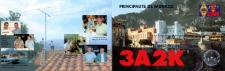Karta QSL 3A2K : Monako