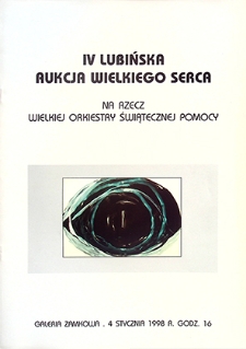 IV Lubińska Aukcja Wielkiego Serca na rzecz Wielkiej Orkiestry Świątecznej Pomocy