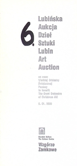 6. Lubińska Aukcja Dzieł Sztuki Lubin Art Auction