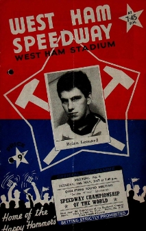 1967 maj 16, West Ham, Londyn : Brytyjska Runda Kwalifikacyjna Indywidualnych Mistrzostw Świata na żużlu